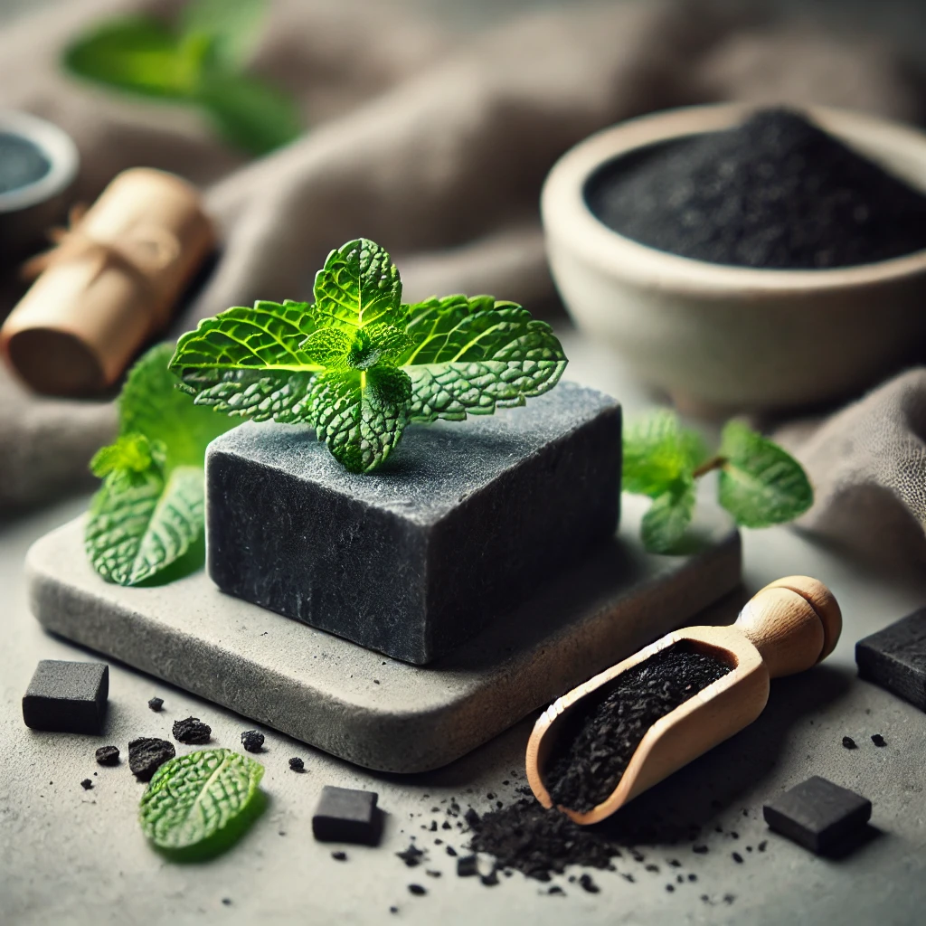 Jabón Detox de Carbón Activado y Menta